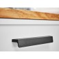 S Maner ENVELOPE negru mat periat, lungime 200mm